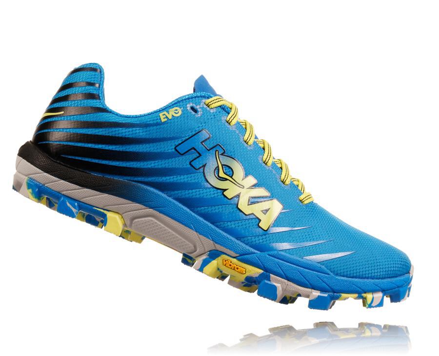 Hoka One One Spor Ayakkabı Erkek Mavi - Evo Jawz - NZ0852614